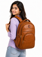 Bisoo bag Medium 30 L Laptop Backpack ART-BS-L-02 (Khaki)
