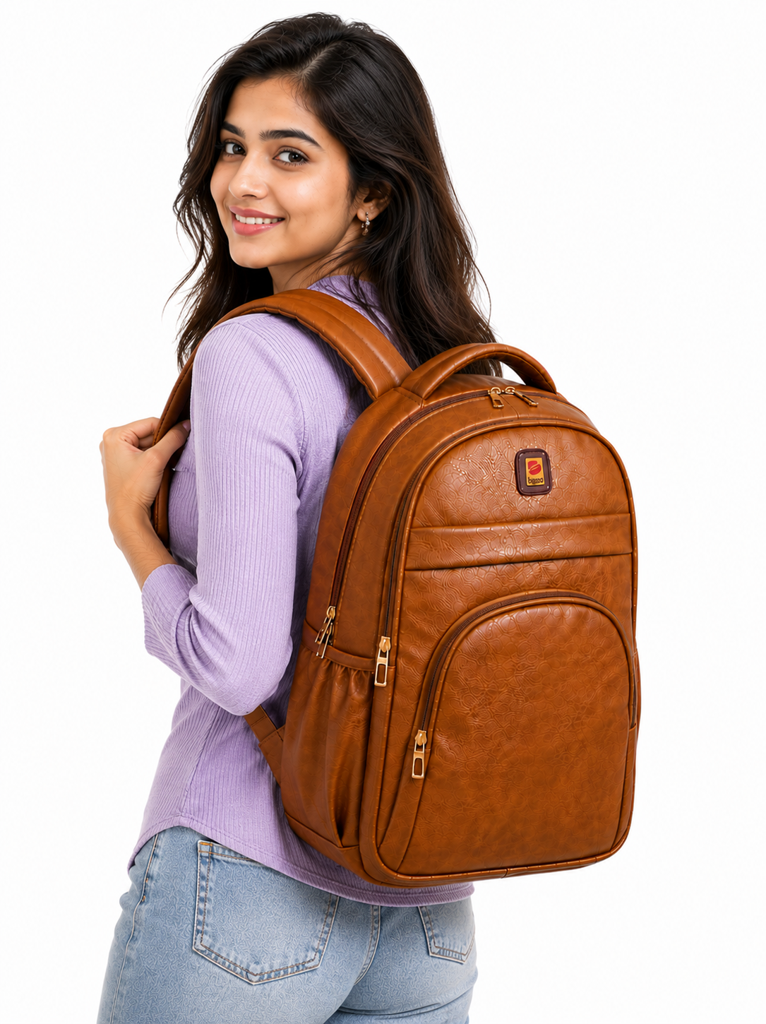 Bisoo bag Medium 30 L Laptop Backpack ART-BS-L-02 (Khaki)